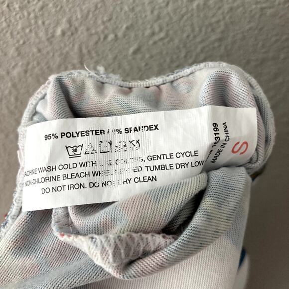 Holiday Tartan Plaid Leggings - Red Green White - Small - Picture 6 of 6